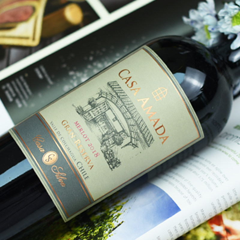 cws 智利进口 casa amada 阿玛达 特藏梅洛 干红葡萄酒 红酒