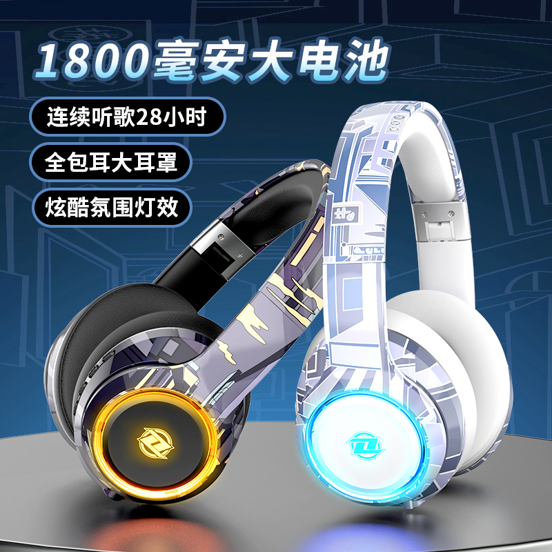 2023新款耳机头戴式蓝牙有线两用