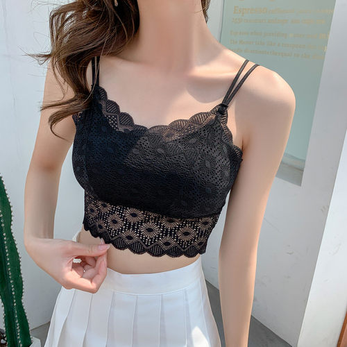 美背蕾丝防走光内搭性感夏季抹胸