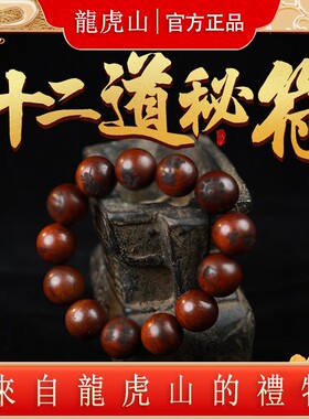 【龙虎山发货】十二道秘符道家手串雷击枣木十字天经手串念珠饰品