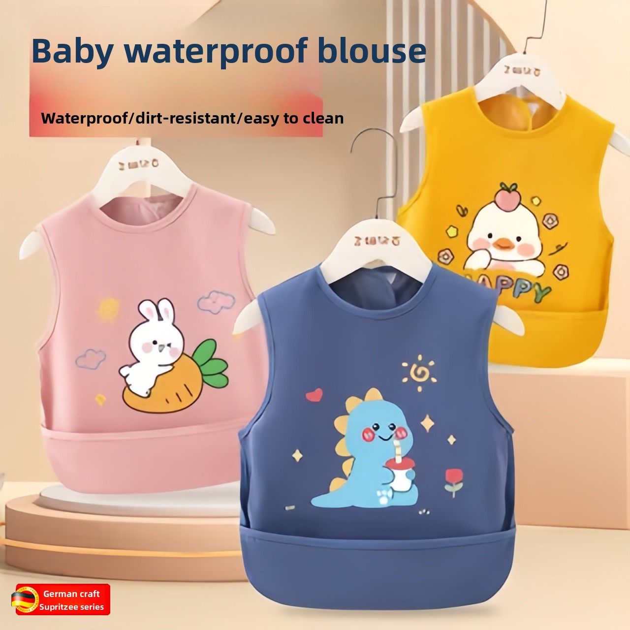 采购产品婴儿吃围兜，儿童的食物补充罩衫，防水和防脏，婴儿无袖,童装/婴儿装/亲子装,反穿衣/罩衣,淘宝优惠券,粉丝福利购,淘宝优惠卷