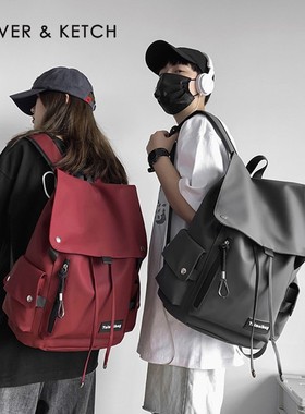 Clever&Ketch包包2025新款潮大容量背包双肩包女大学生书包电脑包