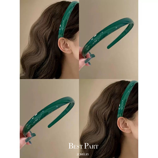 ins田园风元气果冻色发箍带齿防滑压发发卡发饰洗脸头箍简约百搭