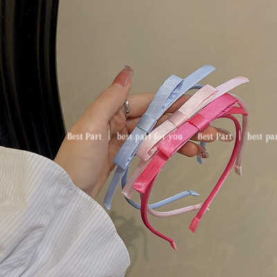 宅女同款甜美少女蝴蝶结发箍女2025新款头箍高颅顶发卡发饰头饰