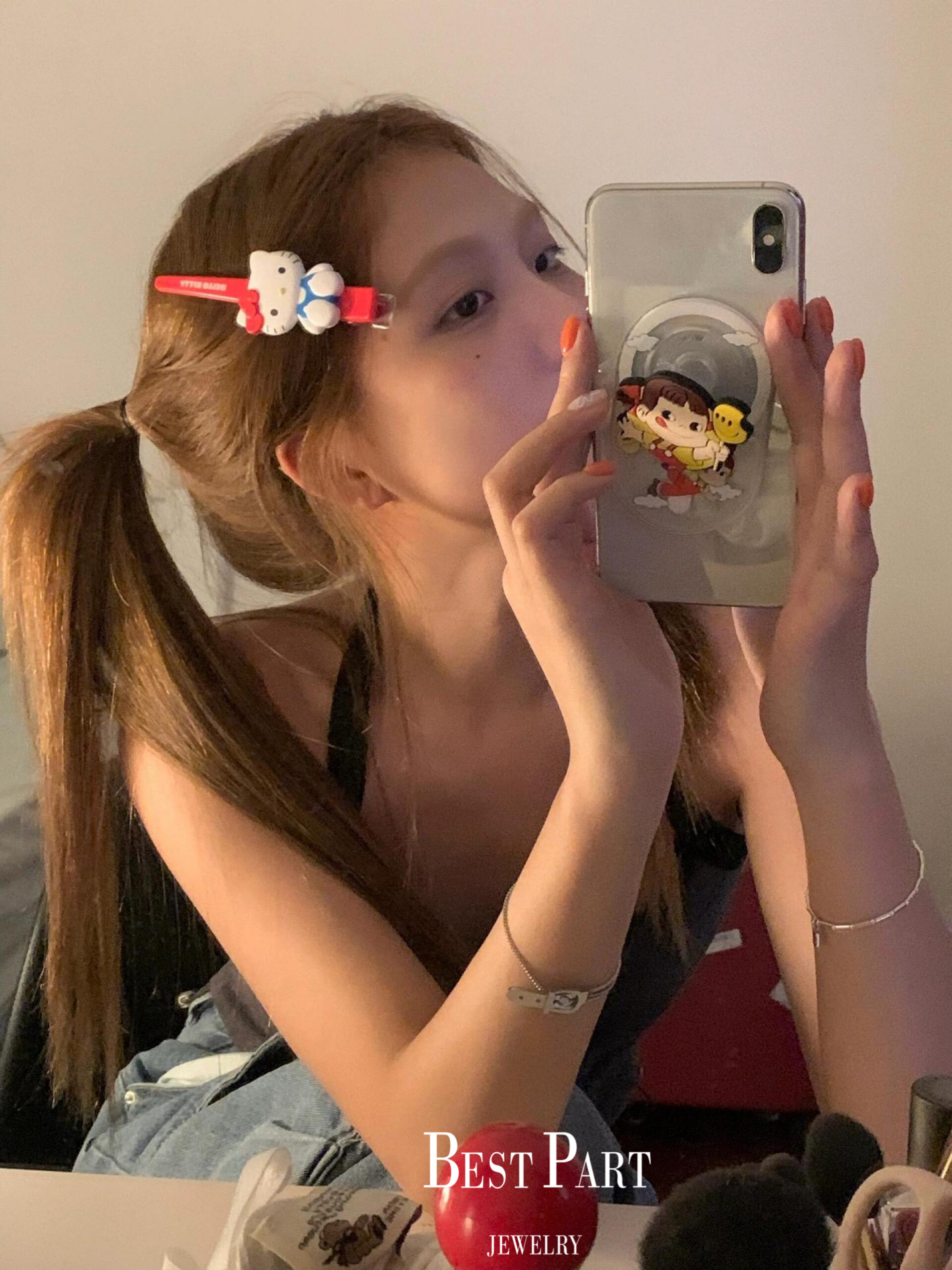 宅女同款hellokitty发夹发卡发饰侧边夹美乐蒂玉桂狗洗脸发夹～