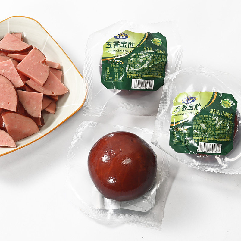 安徽灵璧五香宝肚特产 金帝来特色包肚 熏香腊肠烤香肠熟食拼盘