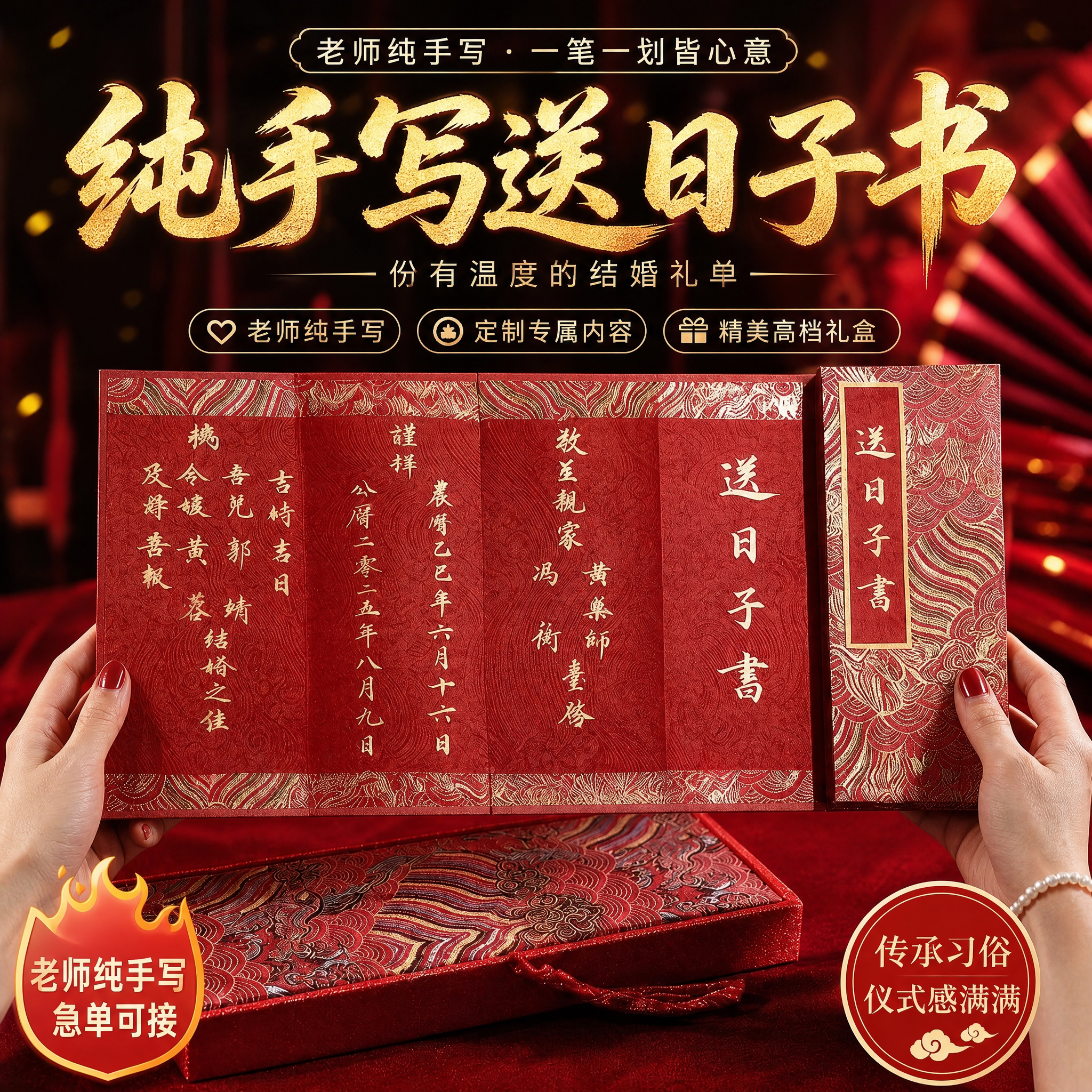 【锦盒包装保存百年】送日子书