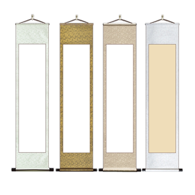 生宣半生熟宣纸空白卷轴画轴