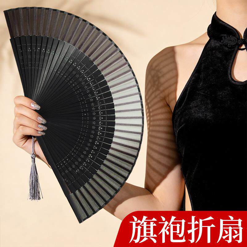 【轻扇顺滑跳舞专用】古风折扇图片