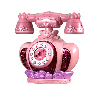 儿童复古电话机早教故事机仿真座机多功能益智音乐玩具女孩1一3岁