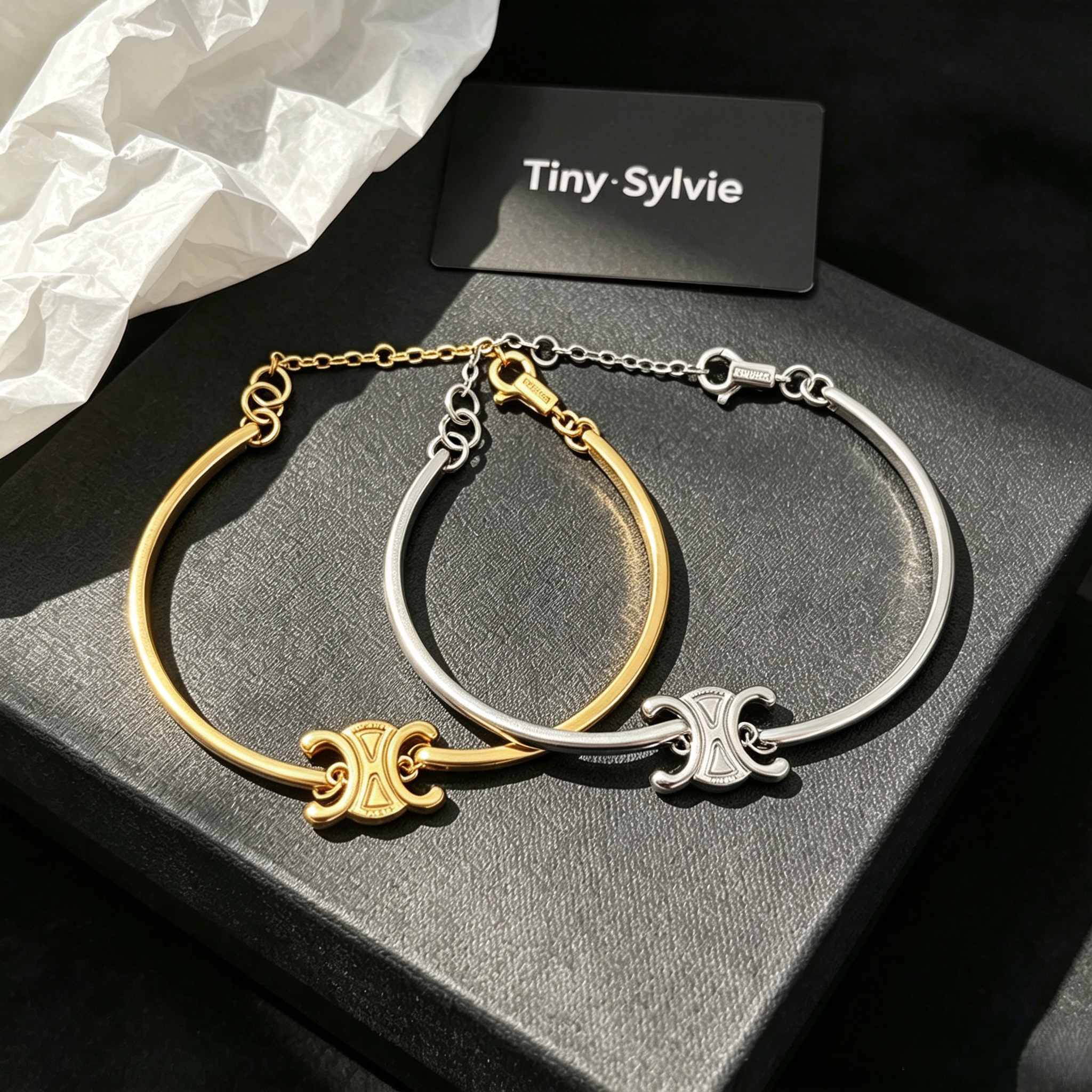 TinySylvie轻奢小众手镯手链