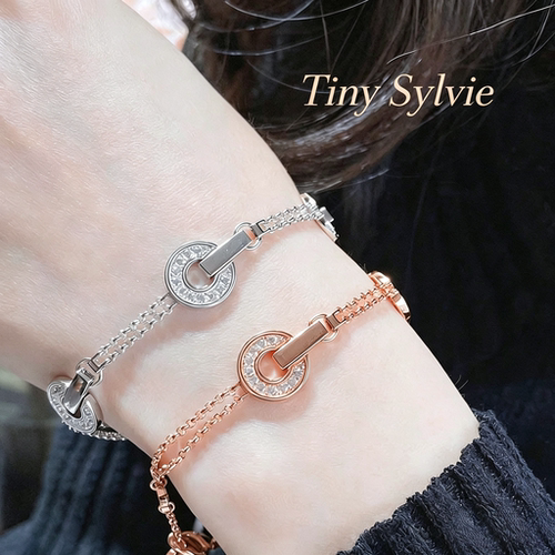 TinySylvie明星同款铜钱币手链