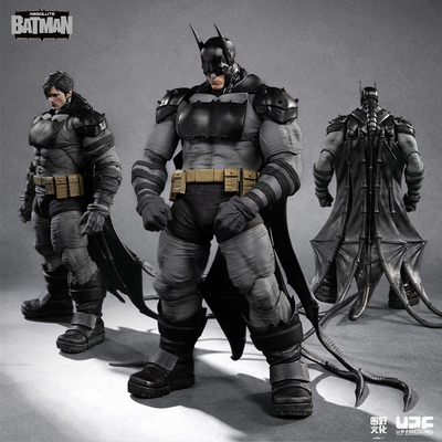 良品制造正版DC授权圆野文化绝对蝙蝠侠 1/12成品可动人偶