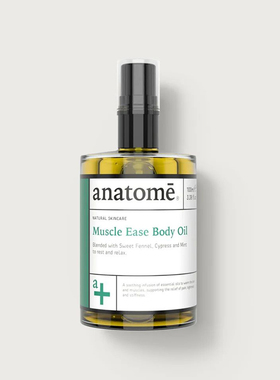 英国anatomē 肌肉酸痛按摩助眠芳疗身体油100ml/瓶