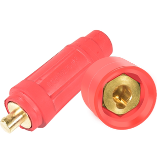 中式95平方电焊机插头插座熊谷焊机快速接头二保焊机500通用配件