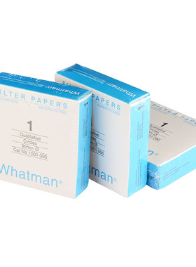 Whatman/沃特曼 Grade1/Grade2定性滤纸/无灰级定量滤纸/玻璃纤维滤纸 1001-047/1002-110/1823-090/1444-185
