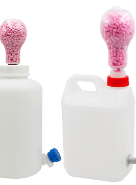 氢氧化钠储存装置 1L/2L/2.5L/4L/5L/10L储存桶 储液瓶 定液贮存装置二氧化碳过滤PE塑料储存装置