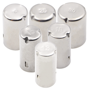 不锈钢试管帽子试管盖实验室试管钢帽304钢玻璃试管冒试管钢盖