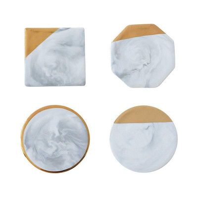 2021 New Ins Nordic marbled ceramic coasters, Phnom Penh