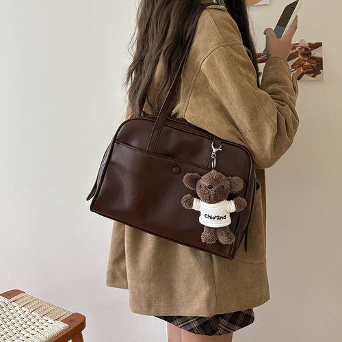 托特包女2025新款高级感韩版枕头包包女复古单肩包通勤手提大容量