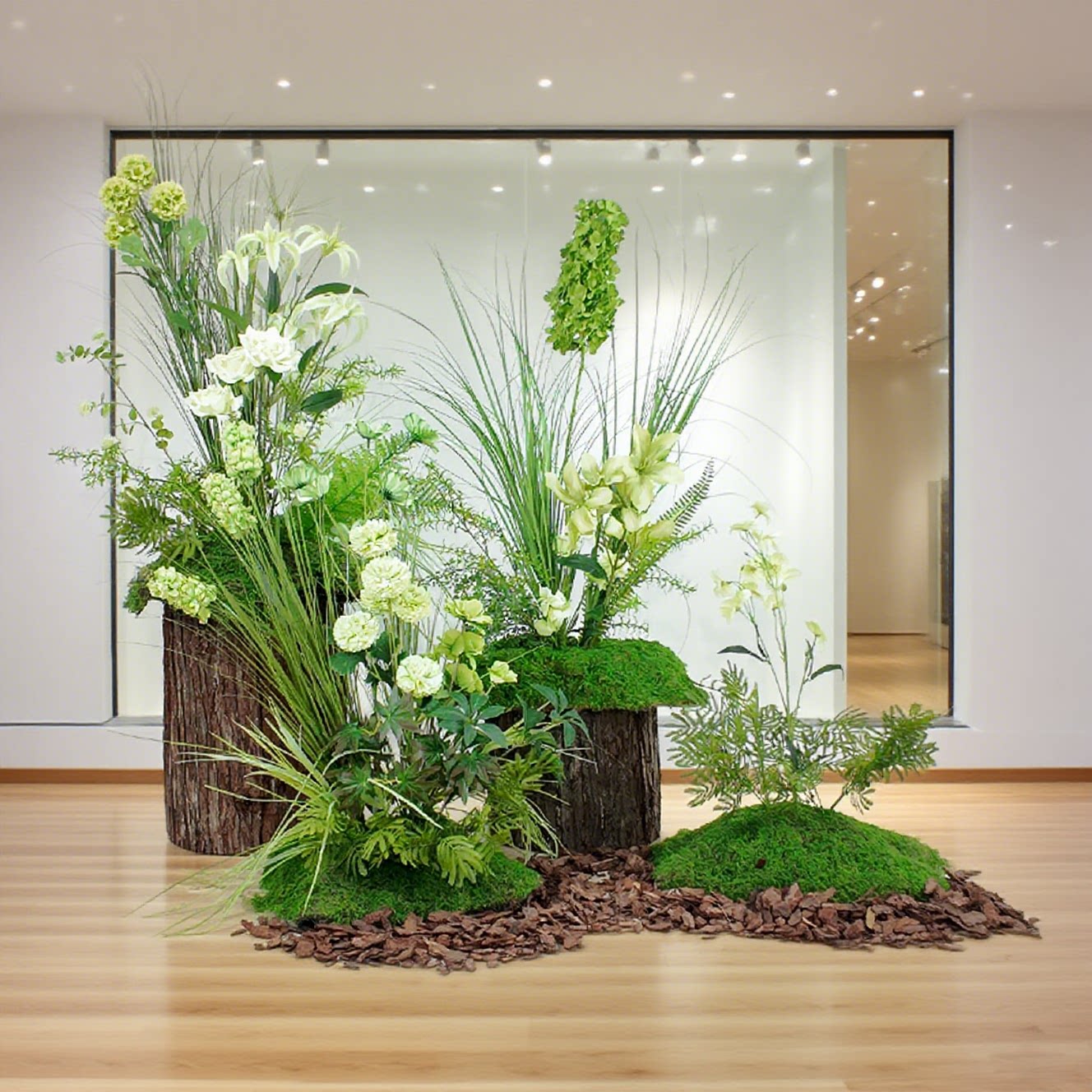 仿真绿植造景春季氛围假苔藓植物仿真花