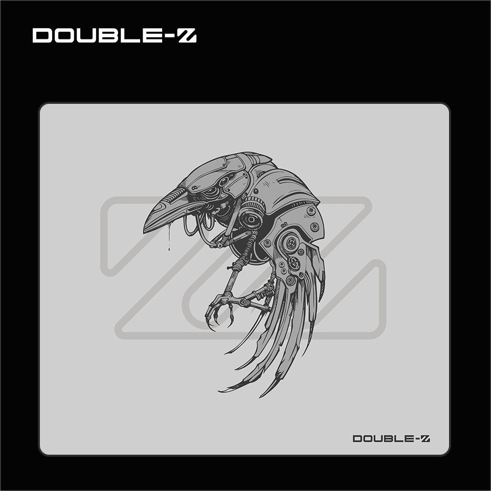 Double-Z电竞布面滑鼠垫Oculus控制型490x420mm Crow配色Xsoft材