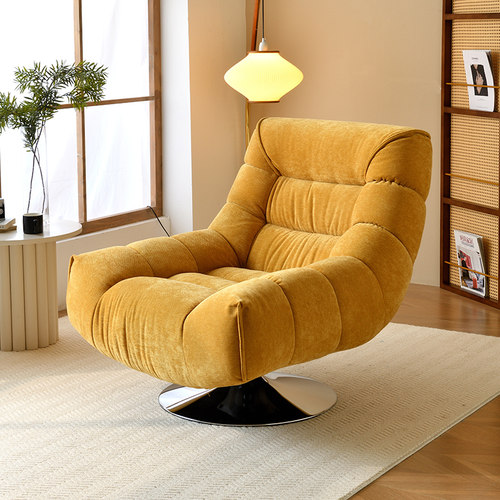 设计师单人沙发转椅简约现代家用客厅阳台休闲时尚网红慵懒沙发椅 - 封面