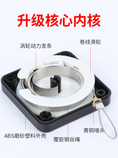 反弹器橱柜门珠拉手弹力闭门器 1开关按弹碰器隐形自动加回弹长弹