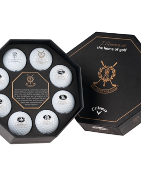 【代购】St Andrews Links圣安德鲁斯林克斯八球礼品套装