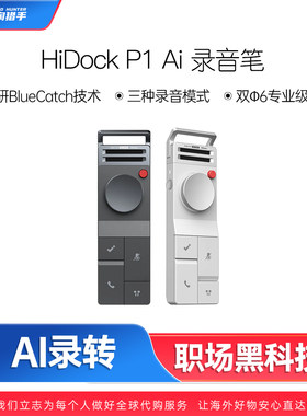 【代购】HiDock P1 AI会议整理 实时转录多语言翻译便携式录音笔