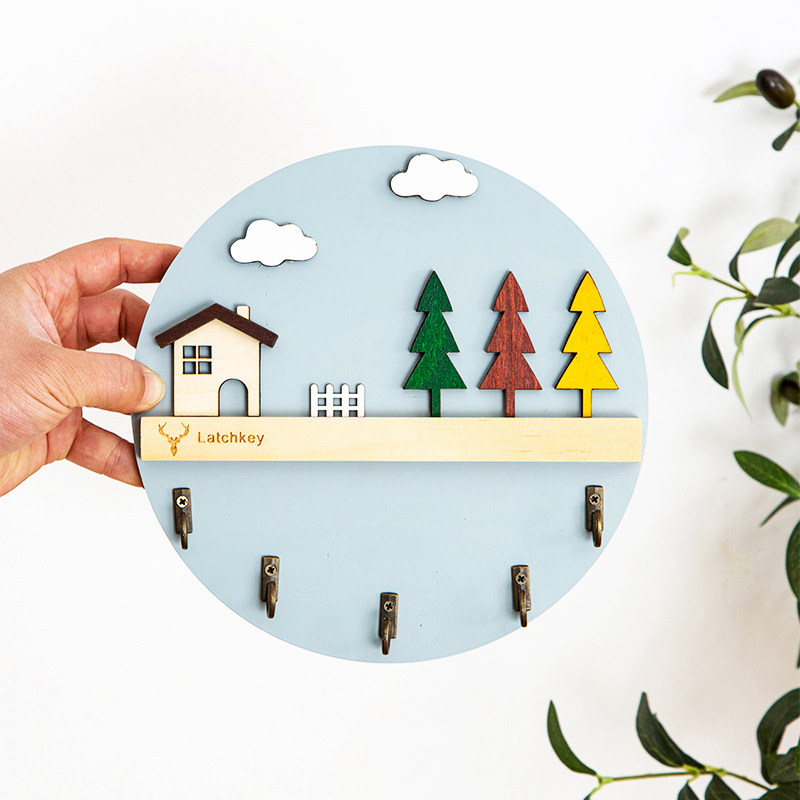 钥匙收纳架进门线盒装饰遮挡免打孔玄关壁挂墙上置物创意钥匙挂钩,收纳整理,挂钩/粘钩,淘宝优惠券,粉丝福利购,淘宝优惠卷