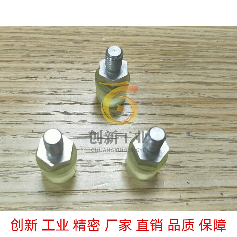 PSHEH气动元件气缸缓冲头防撞头聚氨酯压块外螺纹型同米思米USLH