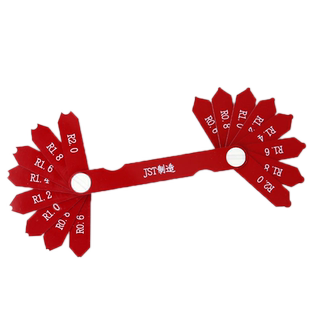 德标不锈钢半径规0.3-1.5弧度规1-7塑料R规大量程半径规100-150