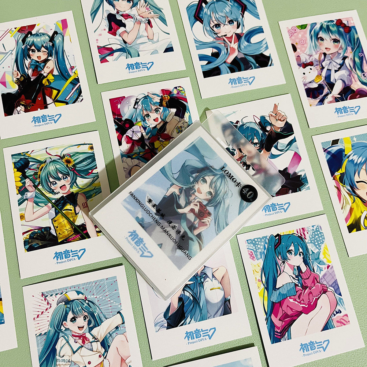 初音未来lomo卡二次元卡通歌手动漫周边高清留言小卡同学礼物收藏