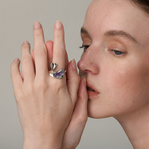 紫水晶戒指DINNDINNDESIGN