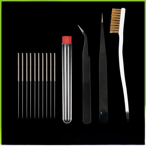 3DSWAY 3D打印机配件E3D MK8喷嘴清理钻头清洁针镊子清理刷子工具