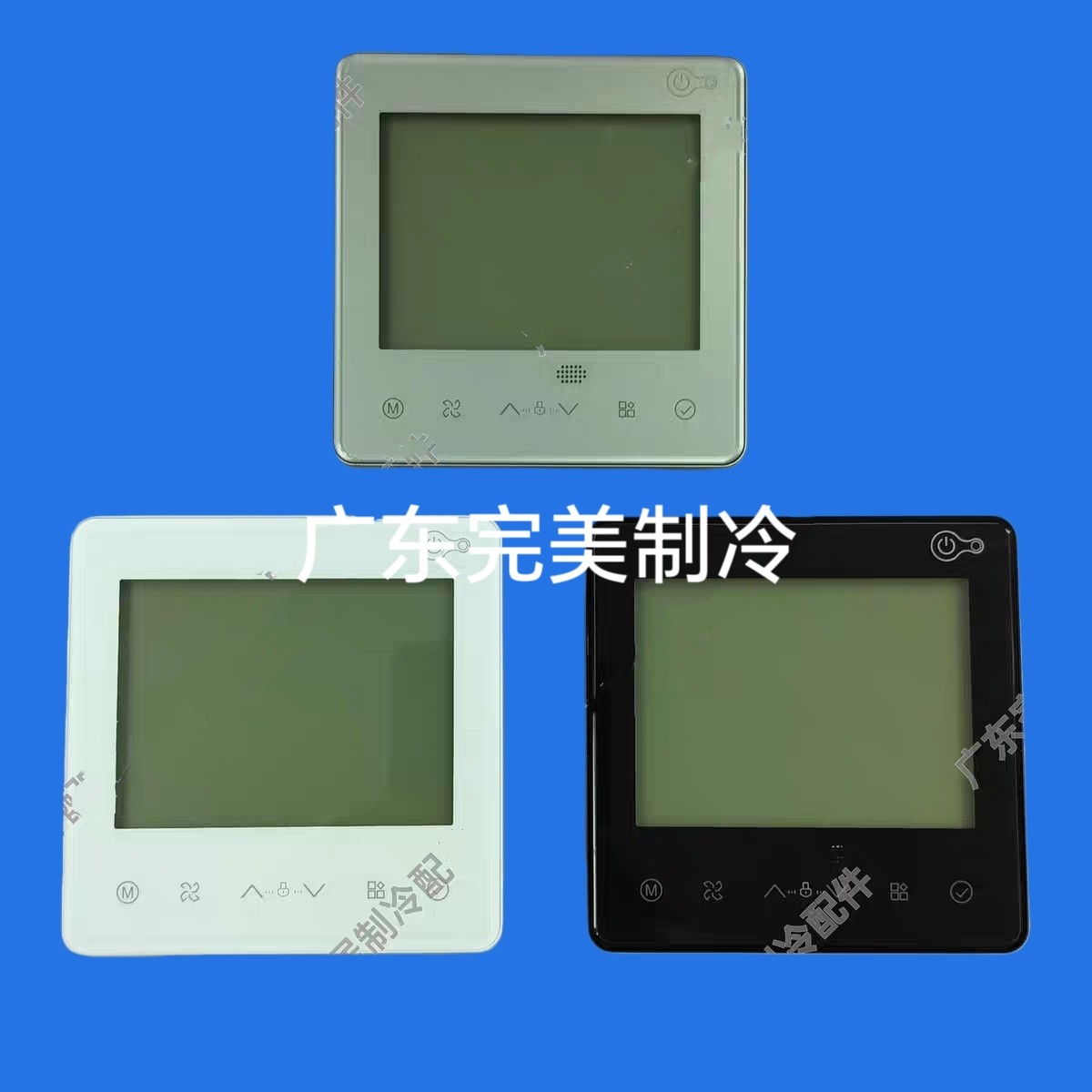 线控器KJR-86S/BK 白黑星空灰色 适用于美的中央空调控制面板两芯