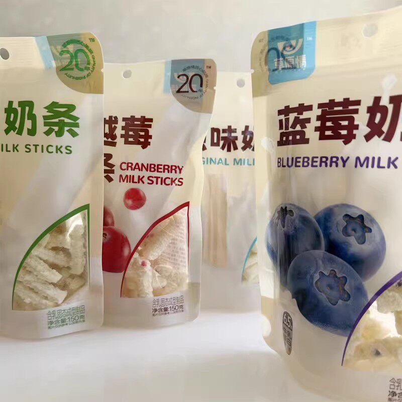 草原情奶酪套餐150g*4袋奶条奶干