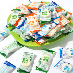 赛拜努奶贝 牛奶片 干吃奶片糖 塞外怡园 奶贝 500g 内蒙古特产