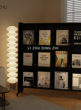 中古杂志架小户型客厅北欧简约报刊收纳架书架ins风阅读展示架