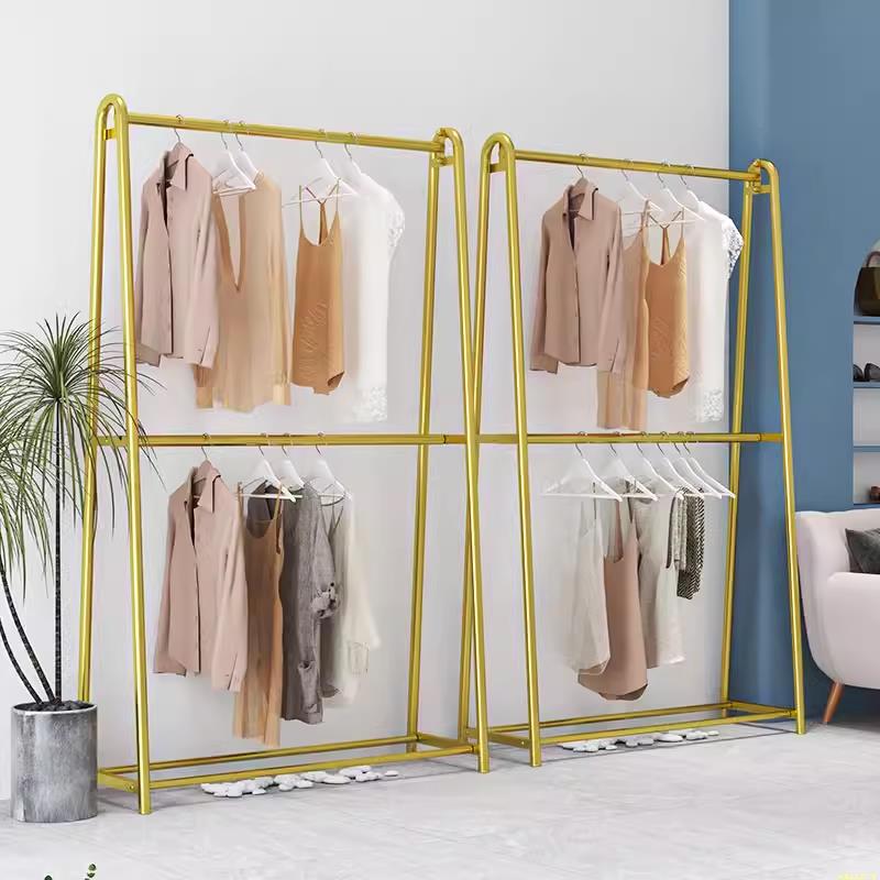 高档婚纱展示架服装店展示架婚纱专用架双层女装网红架西装挂衣架