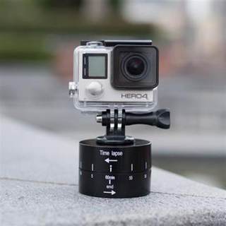 GoPro 360度旋转延时云台 摄影自动旋转 60min定时器 Hero4/5/6