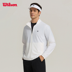 WOVEN轻薄透气网球梭织外套 DUAL Wilson威尔胜官方春季 男士