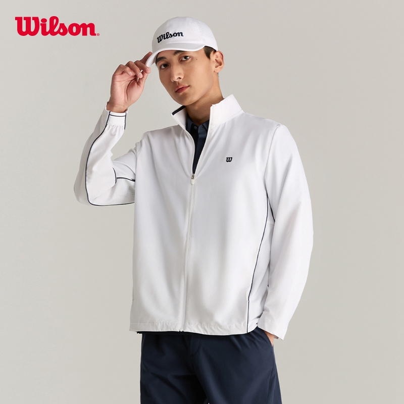 Wilson威尔胜弹力立领梭织外套
