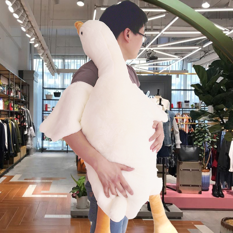 鸭鸭网红抱抱大白鹅玩偶床上公仔