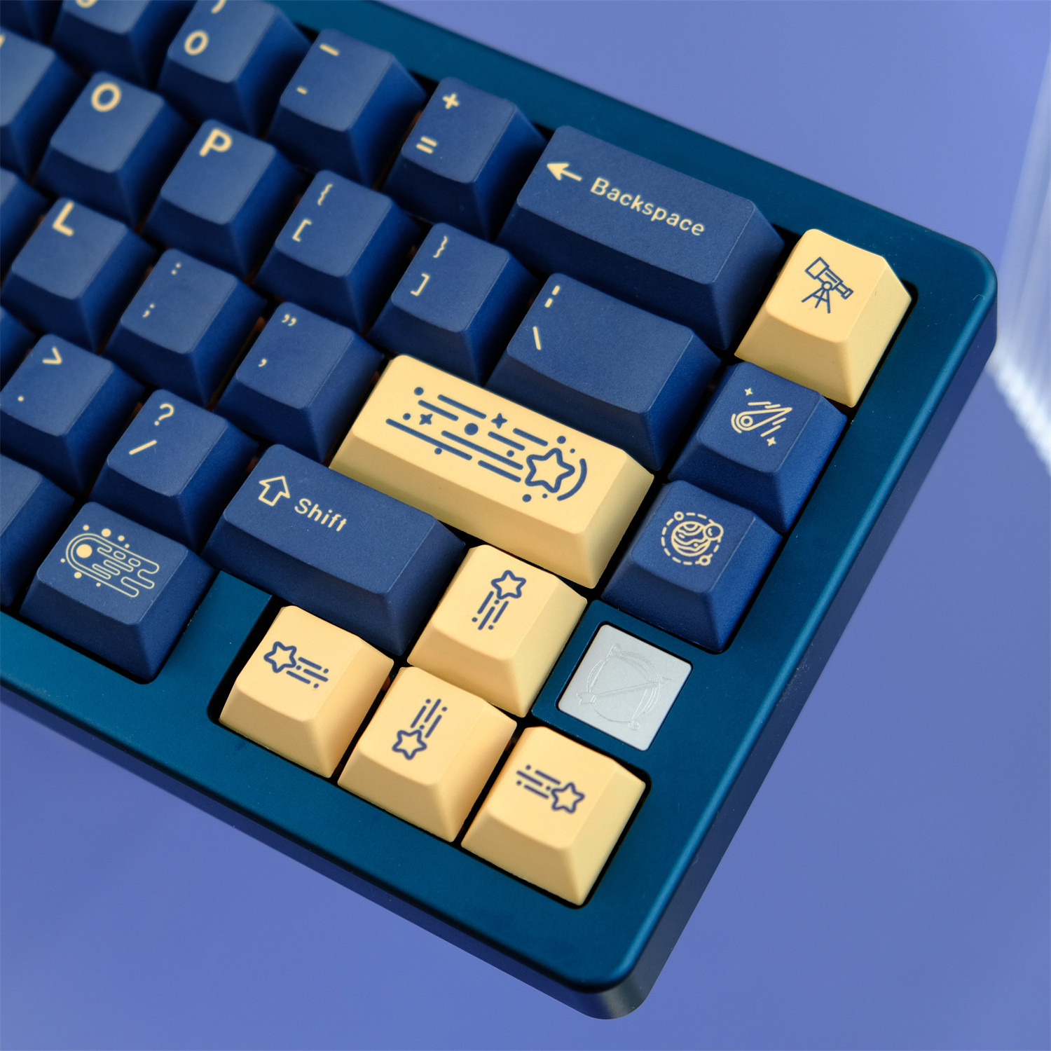 GMK STARGAZING 129 키 PBT 오리지널 고도로 승화된 기계식 키보드 키캡 핫 브라더 주변 장치