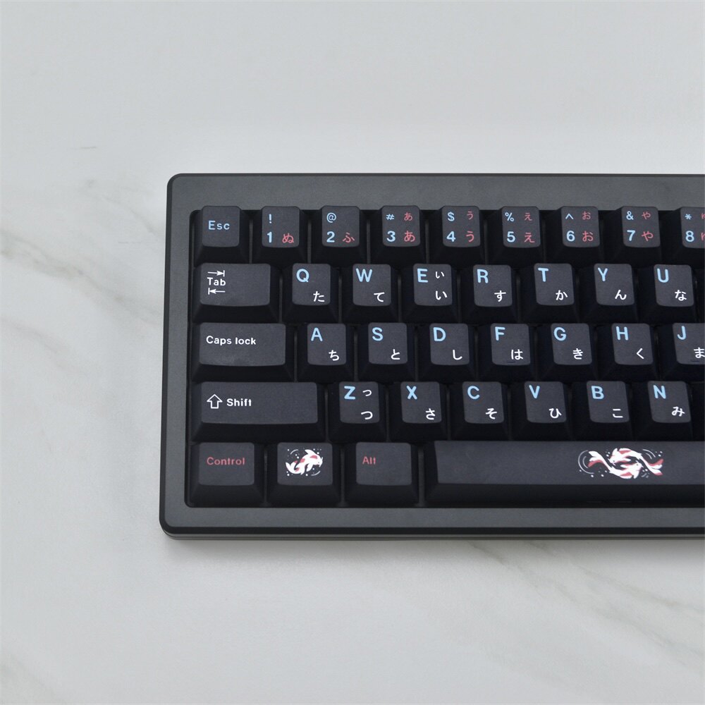 GMK ZENPOND 키캡 애니메이션 PBT 오리지널 고도로 승화된 기계식 키보드