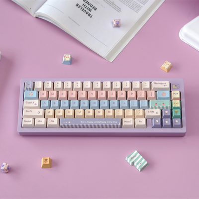 糖糖果果 PBT 原厂高度 热升华 机械键盘帽 wooting 醉鹿 雨75