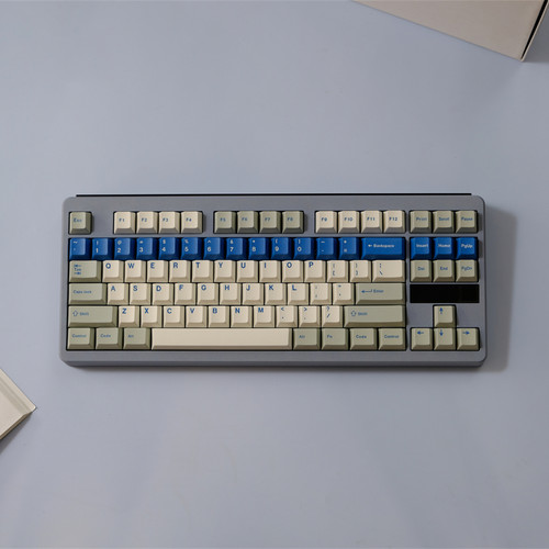 蓝警  PBT 原厂高度 热升华 机械键盘帽 wooting 醉鹿 雨75