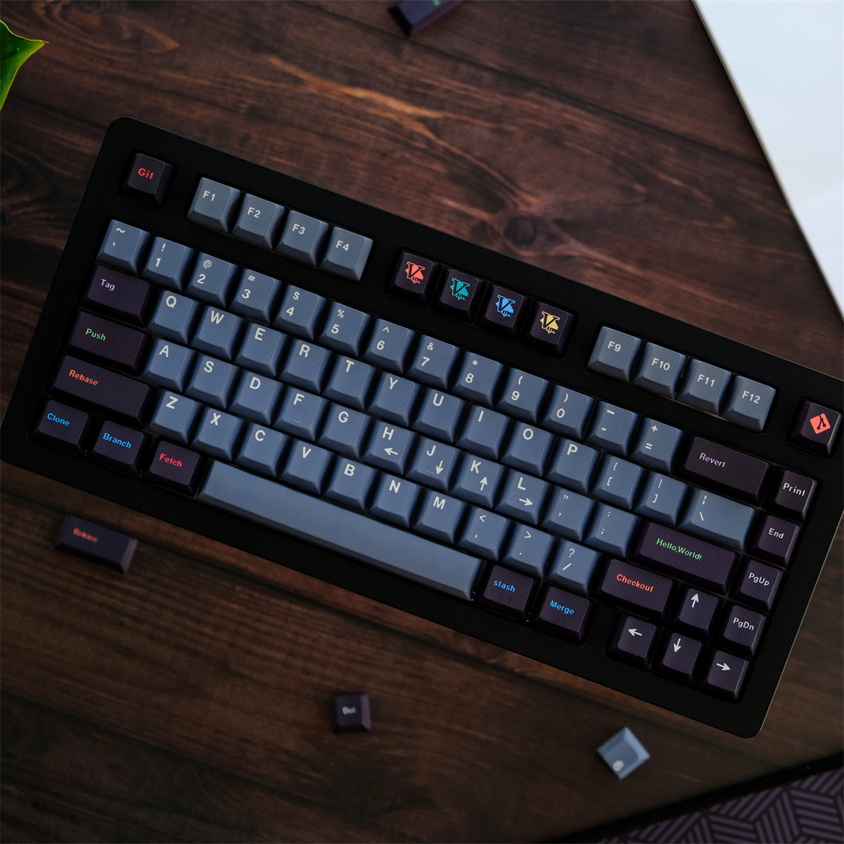 GMK 코더 키캡 129 키 PBT 오리지널 고도로 승화된 기계식 키보드 키캡 핫 브라더 주변기기